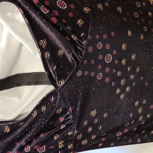 Stunning Modcloth Velvet V-neck maxi dress